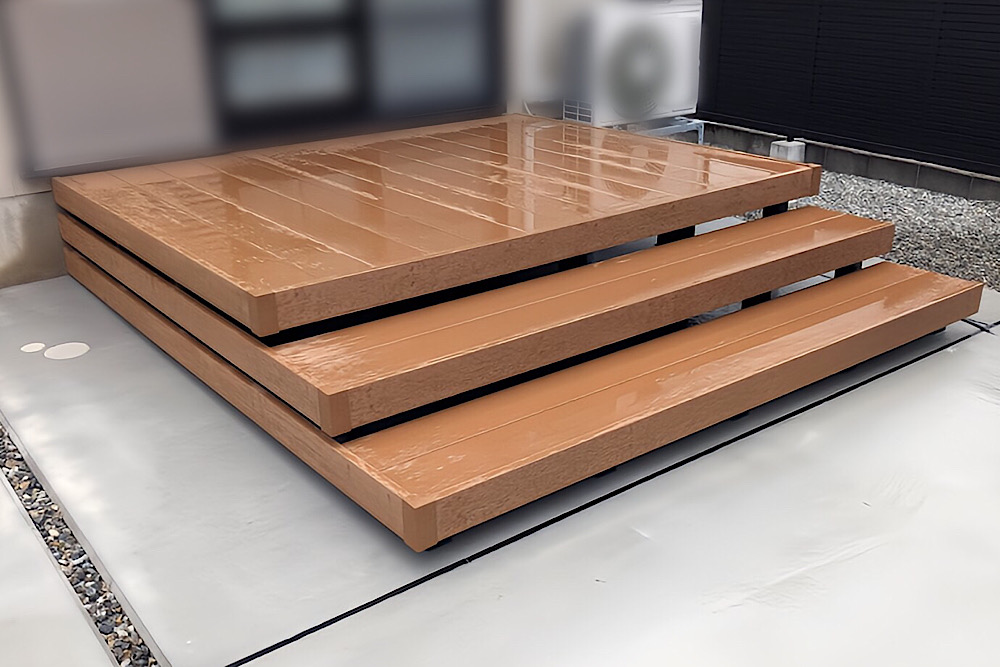 ウッドデッキ リガーデン 外構工事