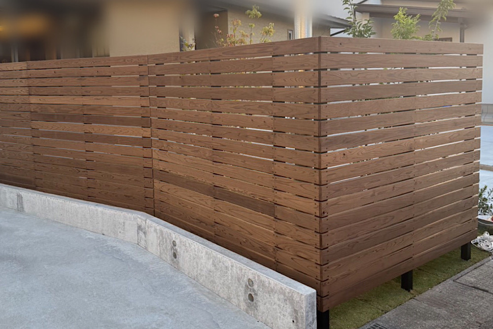 タカショー ウッドフェンス タンモクウッド タンモクフェンス 天然木フェンス